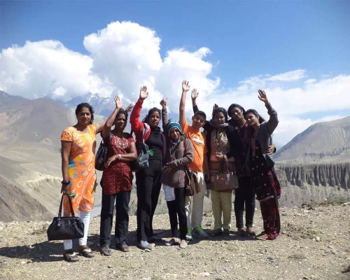 On The Way Of Muktinath 