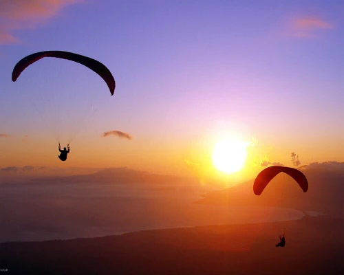 Paragliding In Nepal 